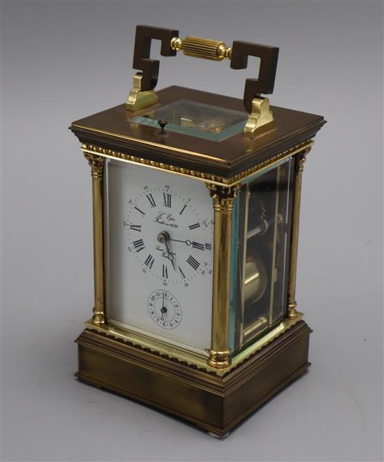 A repeater carriage clock